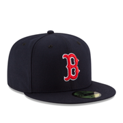 Boston Red Sox Authentic Collection 59FIFTY Fitted Navy Hat Side