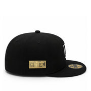 $100 Gold Hat Pin on the hat view