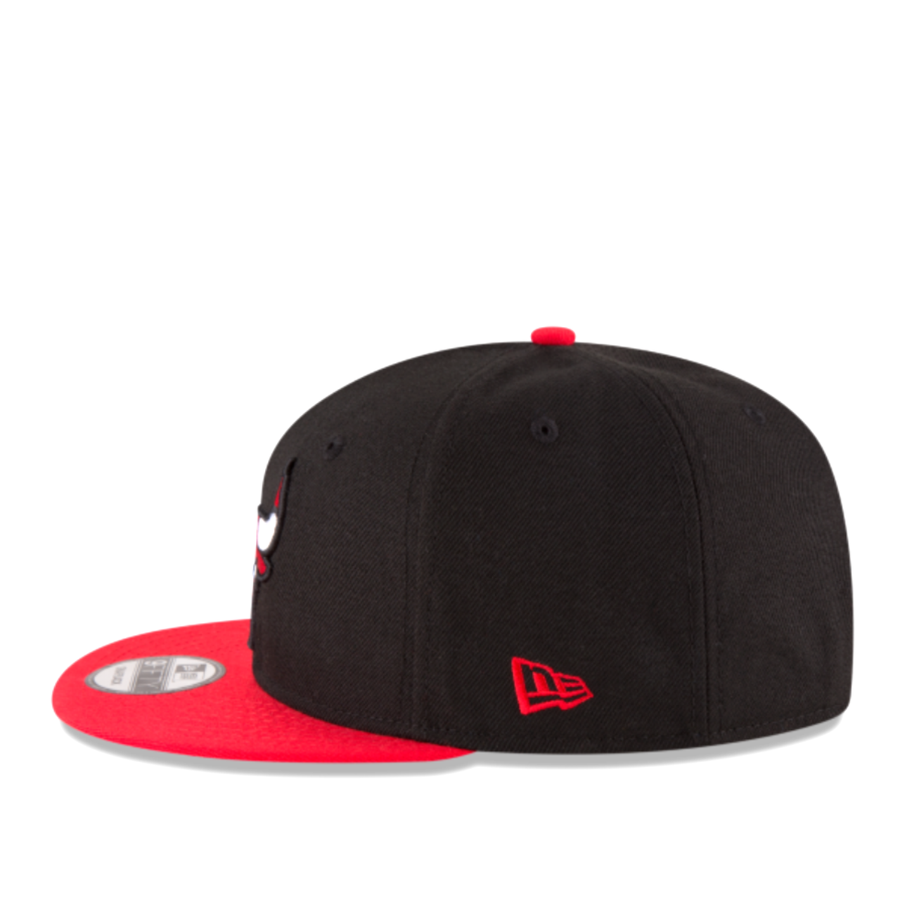 New Era 9FIFTY NBA Chicago Bulls Black/Red Men's Snapback Hat Side