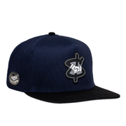 JC Hat Business US Dollar logo Snapback Hat Navy Blue/Black