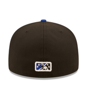 NewEra 5950 Minor league Biloxi Shuckers Black/Blue Fitted Cap