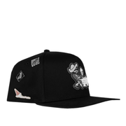 JC HAT Casa Blanca ice cream cart black snapback cap