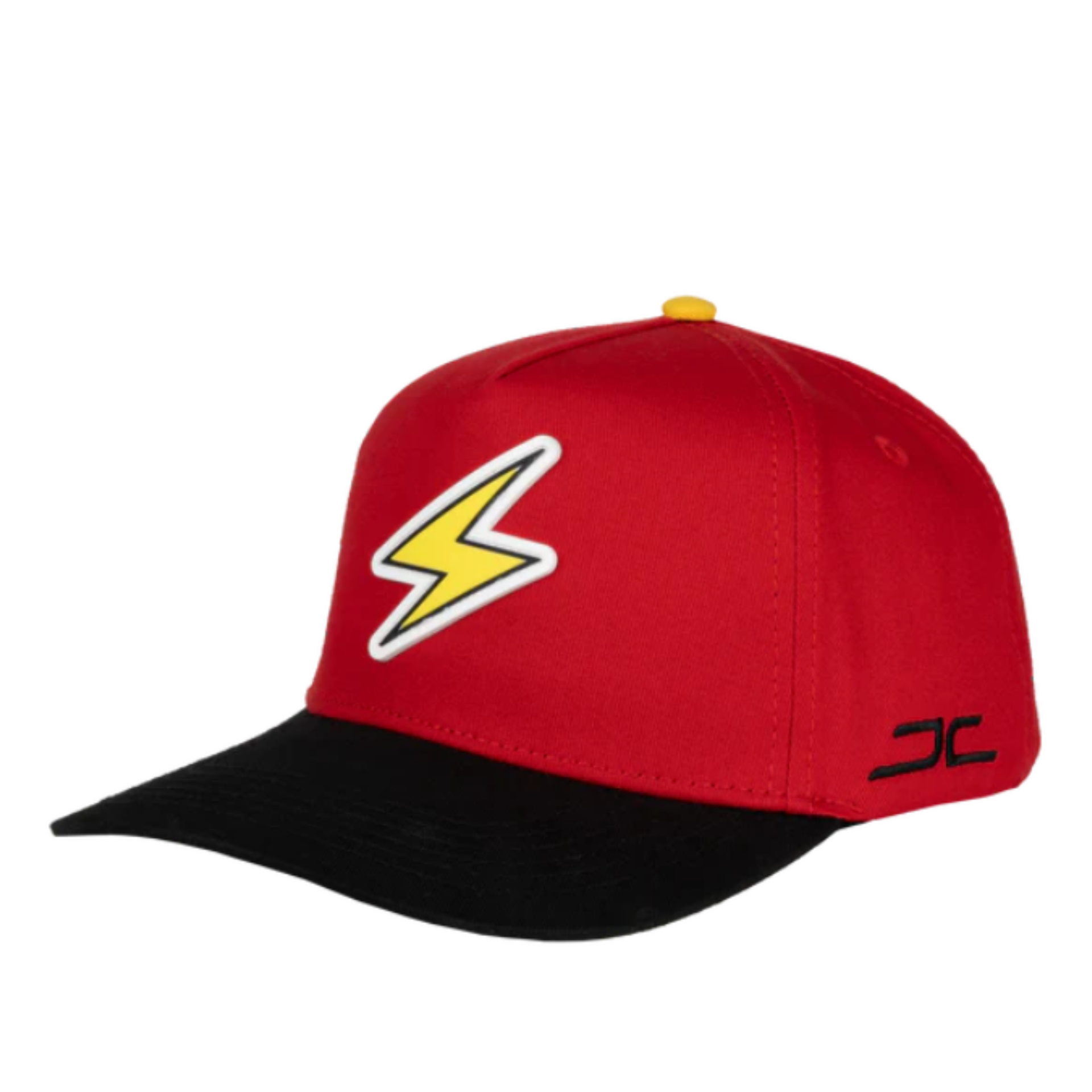 JC Rayo Red/Black with Yellow logo Snapback Cap