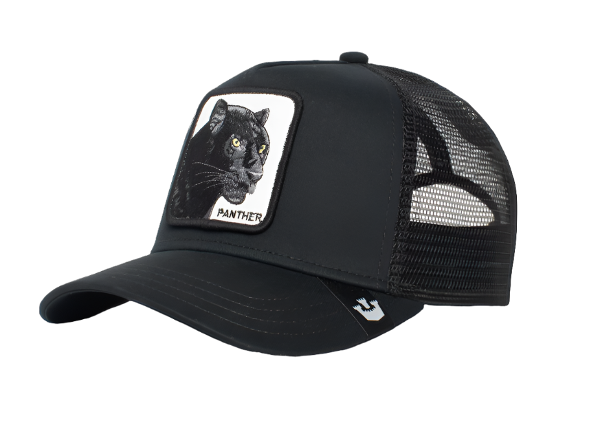 Black The Panther Goorin Bros Trucker snapback hat