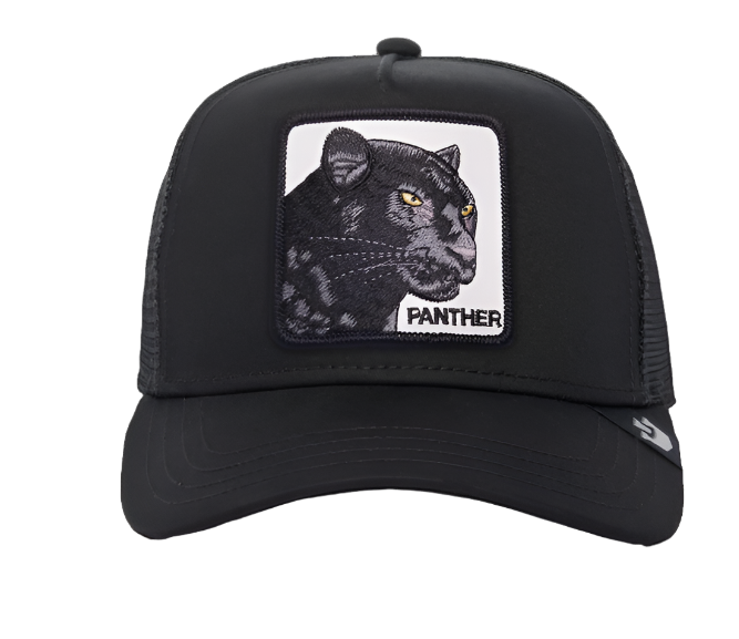 Black The Panther Goorin Bros Trucker snapback hat