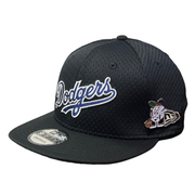 NewEra MLB Los Angeles Dodgers Post-Up Pin Mesh 9FIFTY Snapback Hat