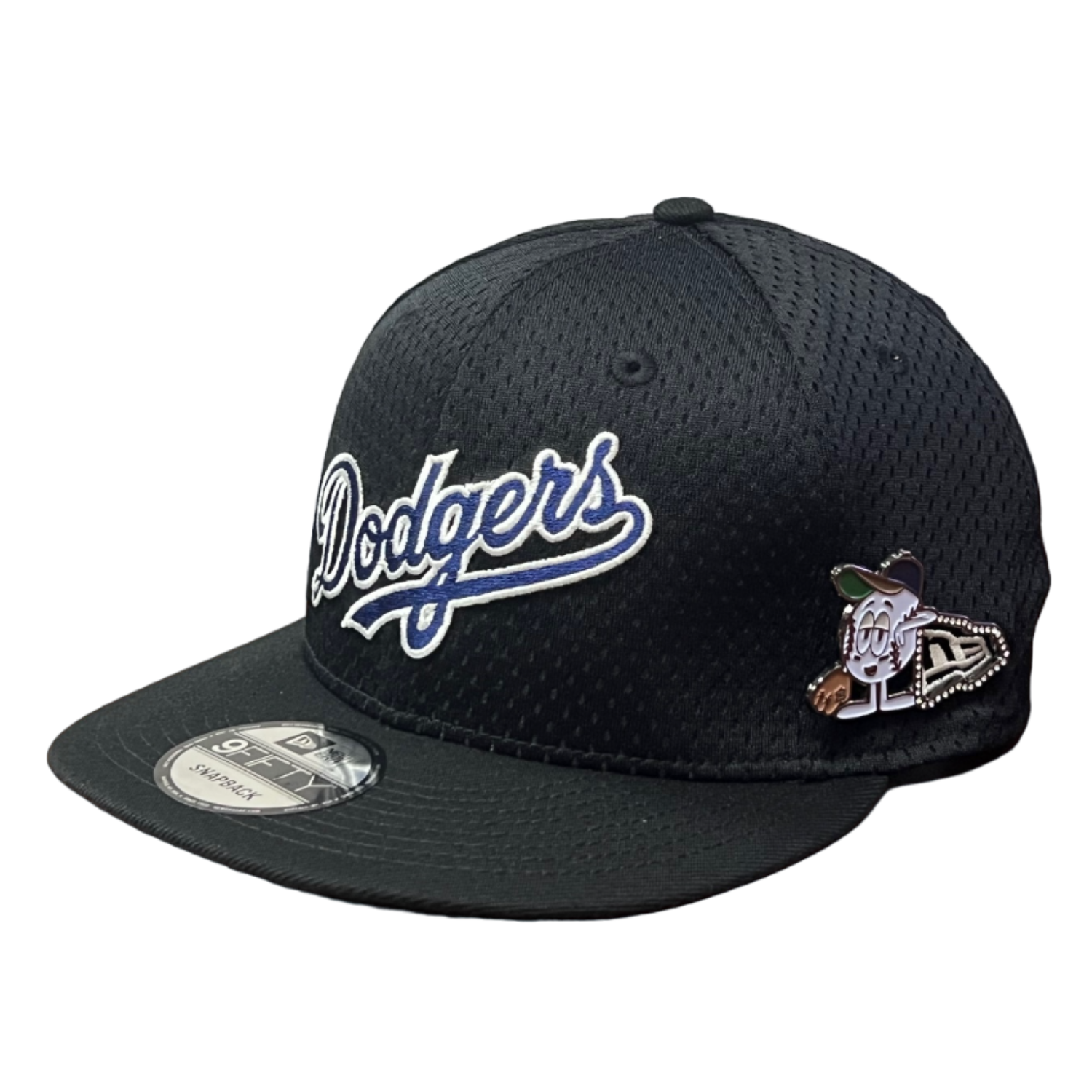 NewEra MLB Los Angeles Dodgers Post-Up Pin Mesh 9FIFTY Snapback Hat