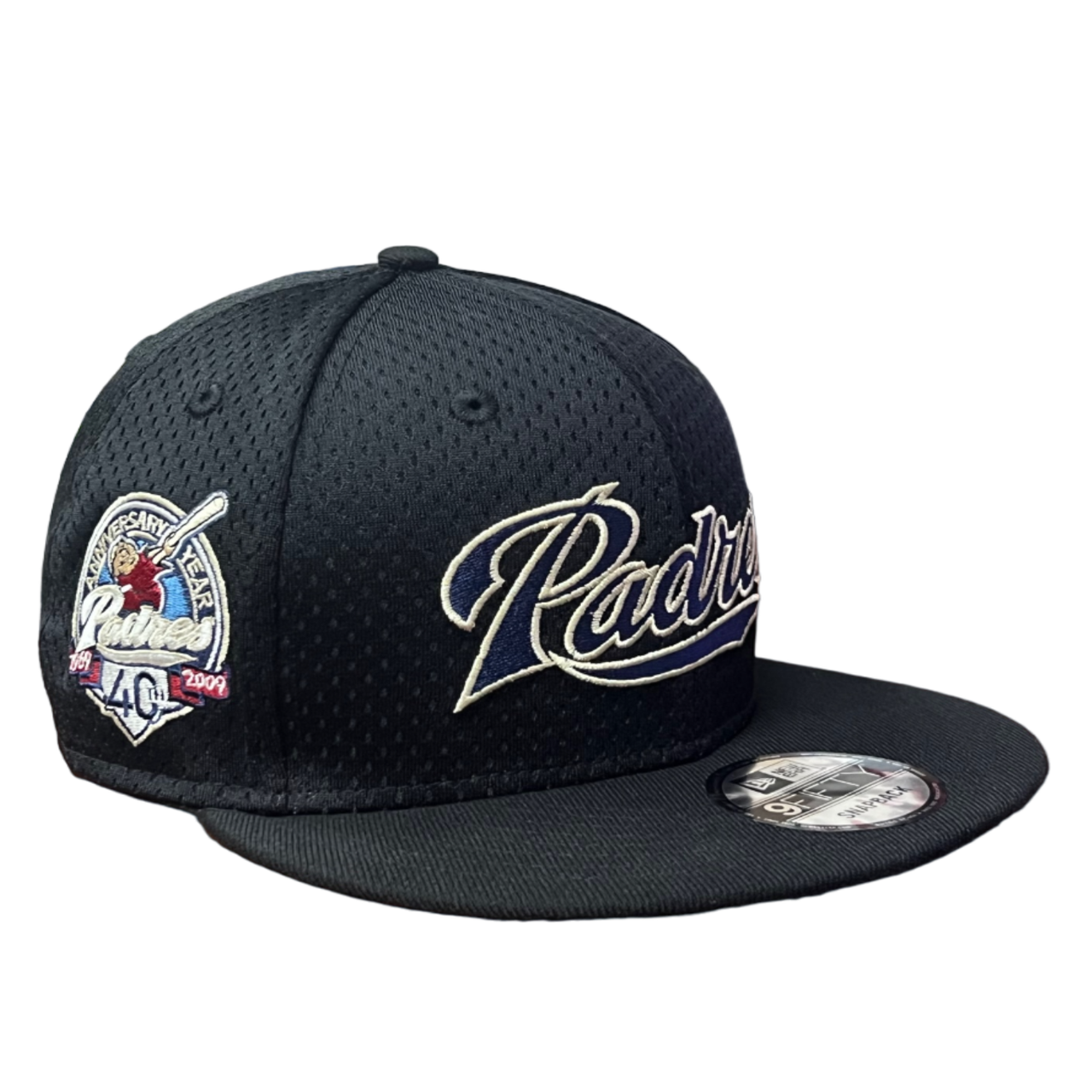 NewEra MLB San Diego Padres Post-Up Pin Mesh 9FIFTY Snapback Hat