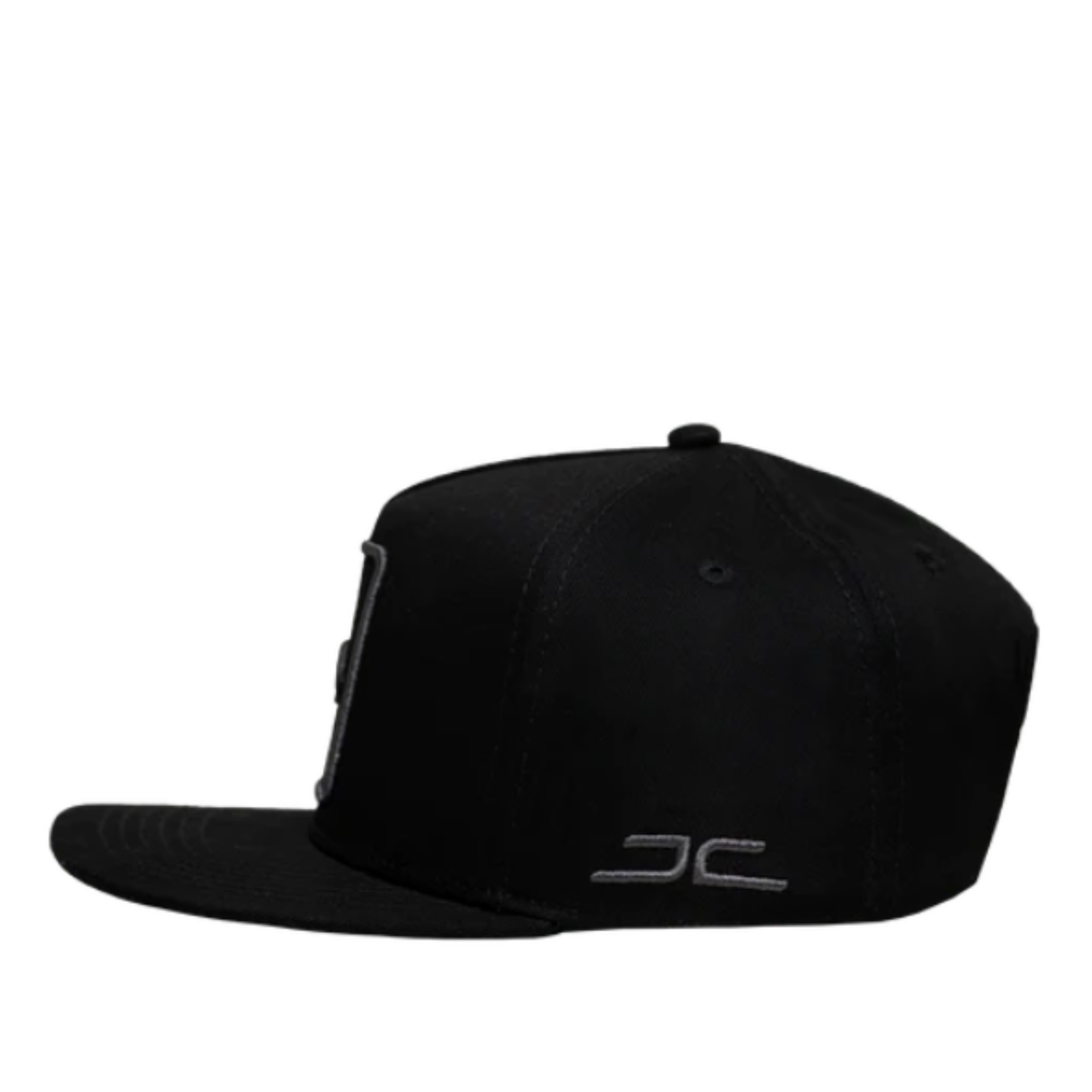 JC Hat Ace logo black snapback