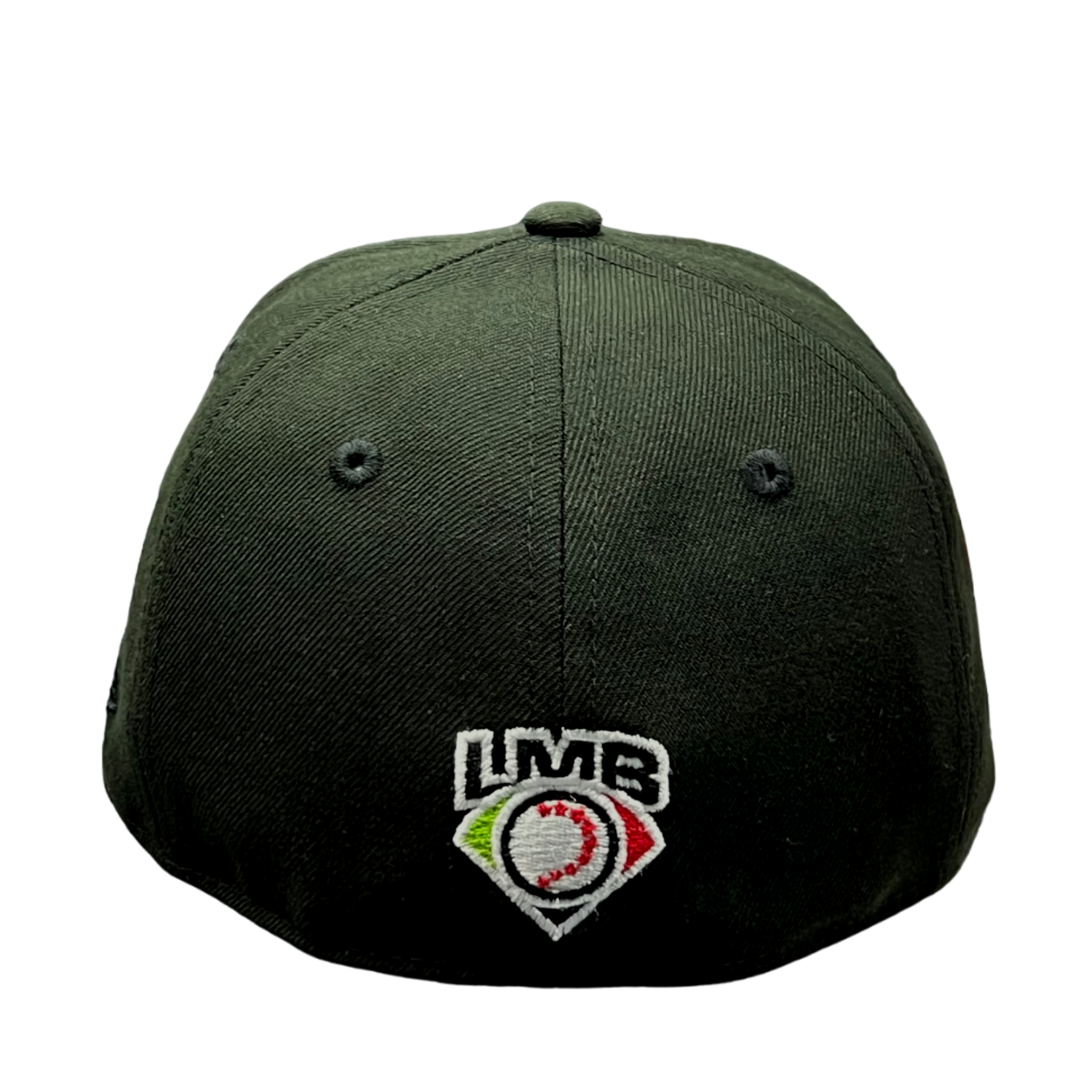 Back side of Black LMB hat New Era Fitted Cap