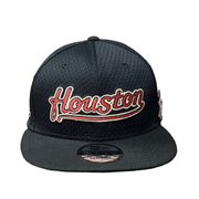 NewEra MLB Houston Astros Post-Up Pin Mesh 9FIFTY Snapback Hat.