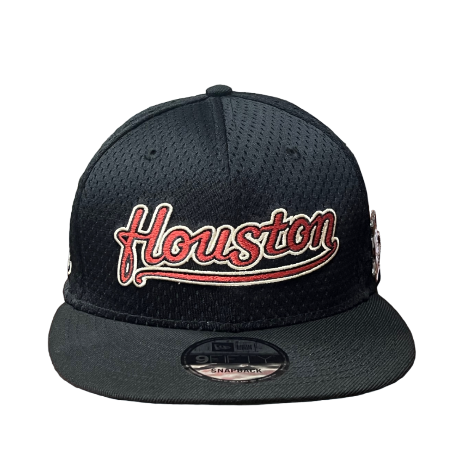 NewEra MLB Houston Astros Post-Up Pin Mesh 9FIFTY Snapback Hat.