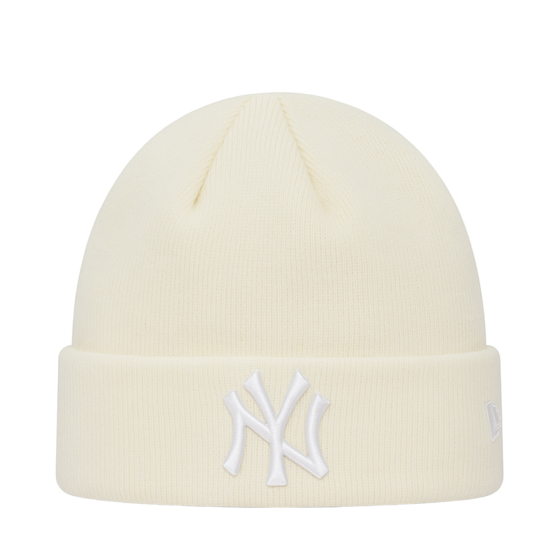 New Era New York Yankees Ivory Men's Cuff Knit Beanie