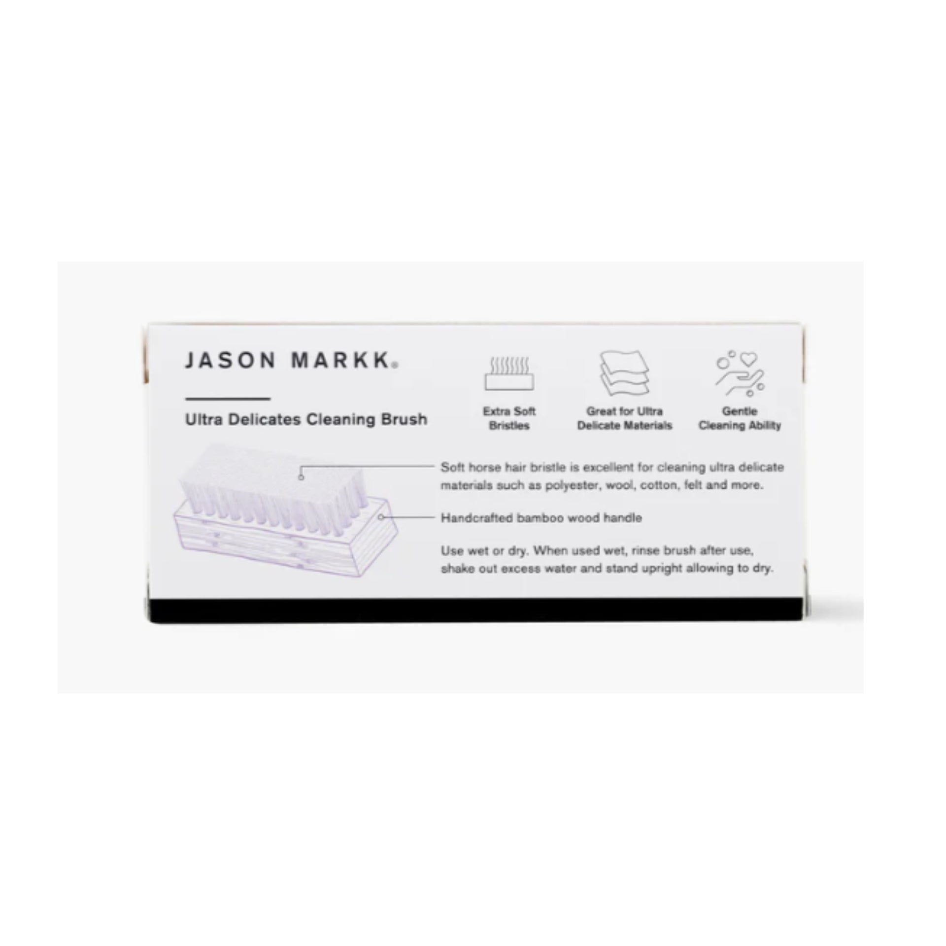 Jason Markk Ultra Delicate Hat Brush box back view