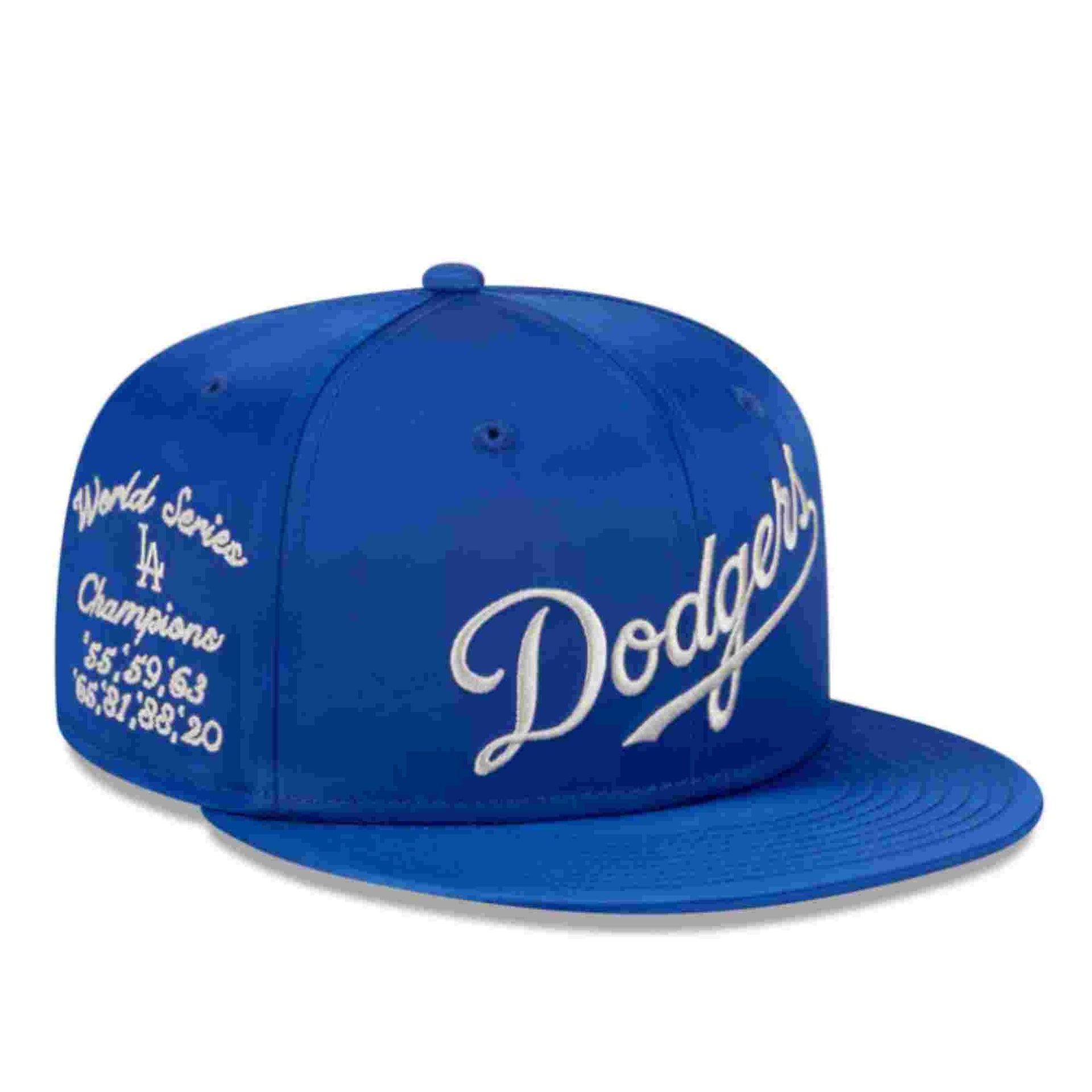 NewEra MLB Los Angeles Dodgers Satin Script 9FIFTY Men's Snapback Hat