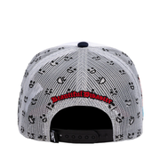 JC Brand White Beautiful Disaster Men's Snapback Hat