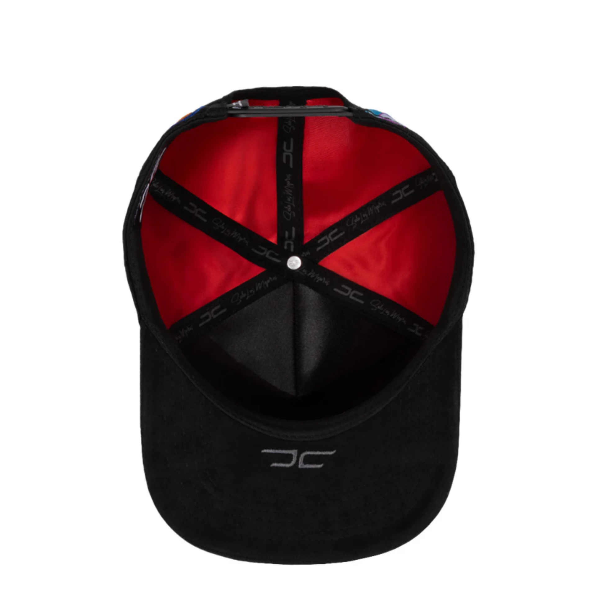 jc brand black DOUBLE SNAPBACK HAT