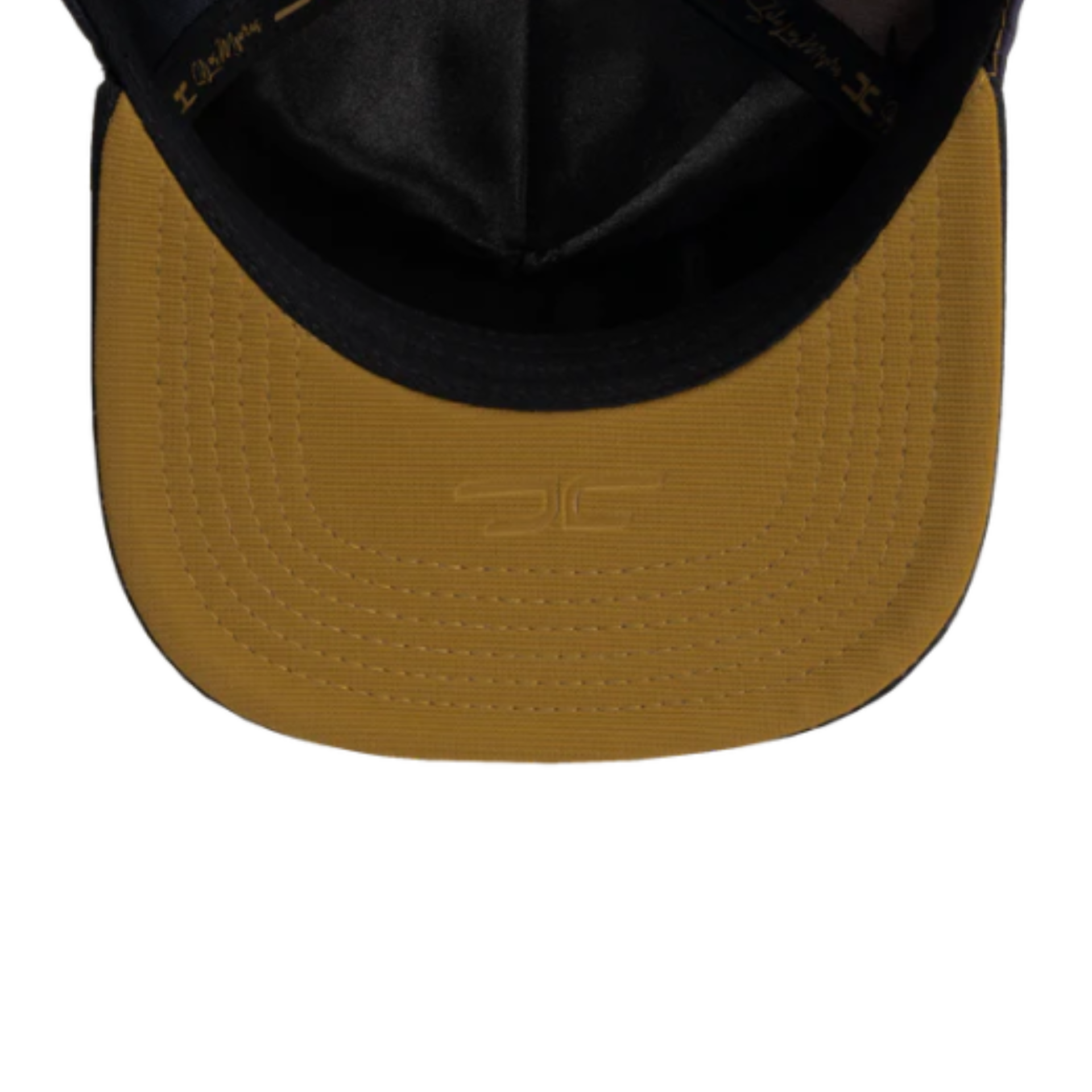 brown under visor of JC Poker Camo Brown Snapback Hat