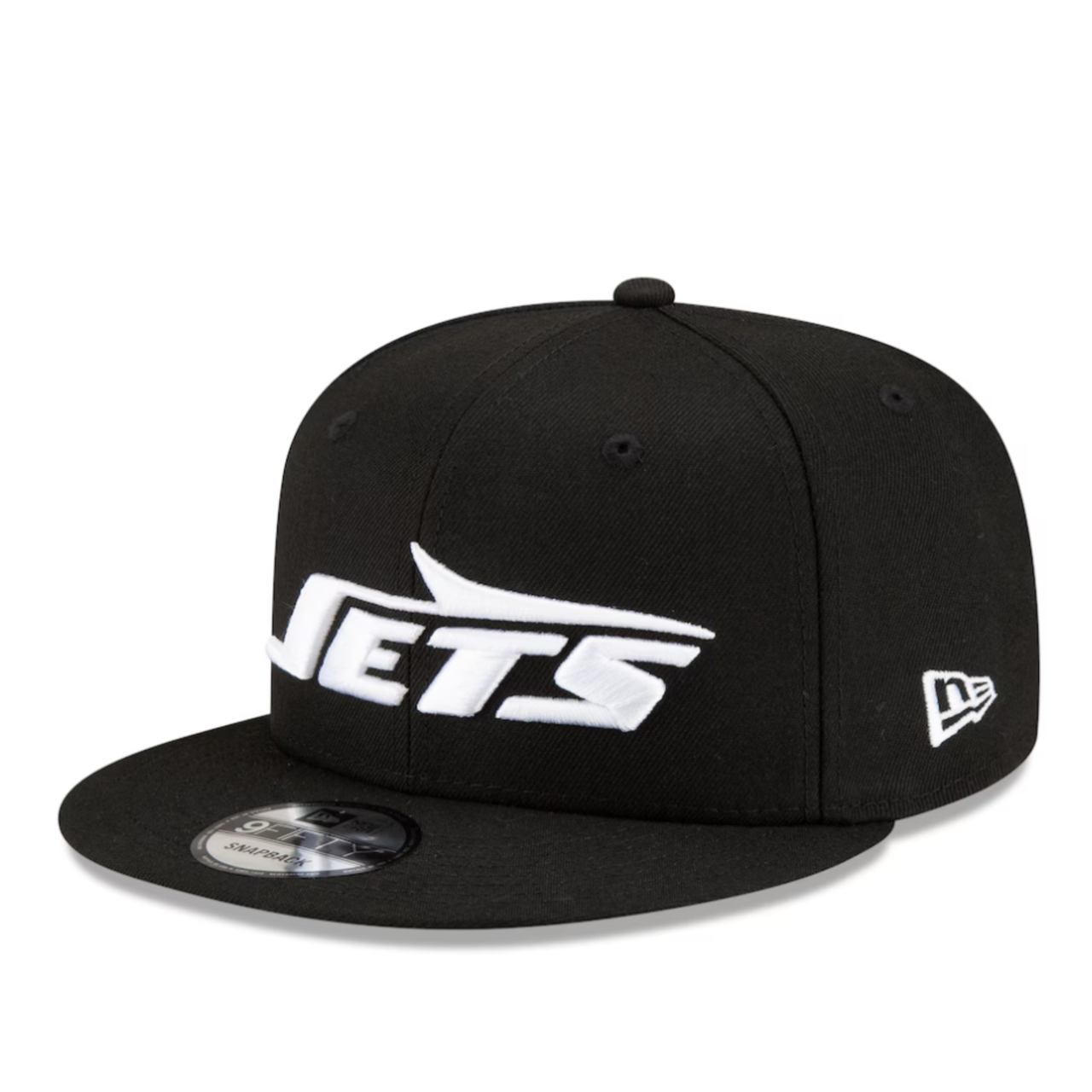 NFL New Era Black New York Jets 9FIFTY Snapback Hat