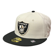 NewEra MLB Las Vegas Raiders 2 Tone Stone 60th Anniversary 59FIFTY Men's Fitted Hat