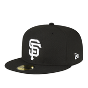 NewEra MLB San Francisco Giants SF 59FIFTY Fitted Men's Hat Black/White