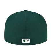 Back of New Era New York Yankees NY Dark Green 59FIFTY Fitted Hat