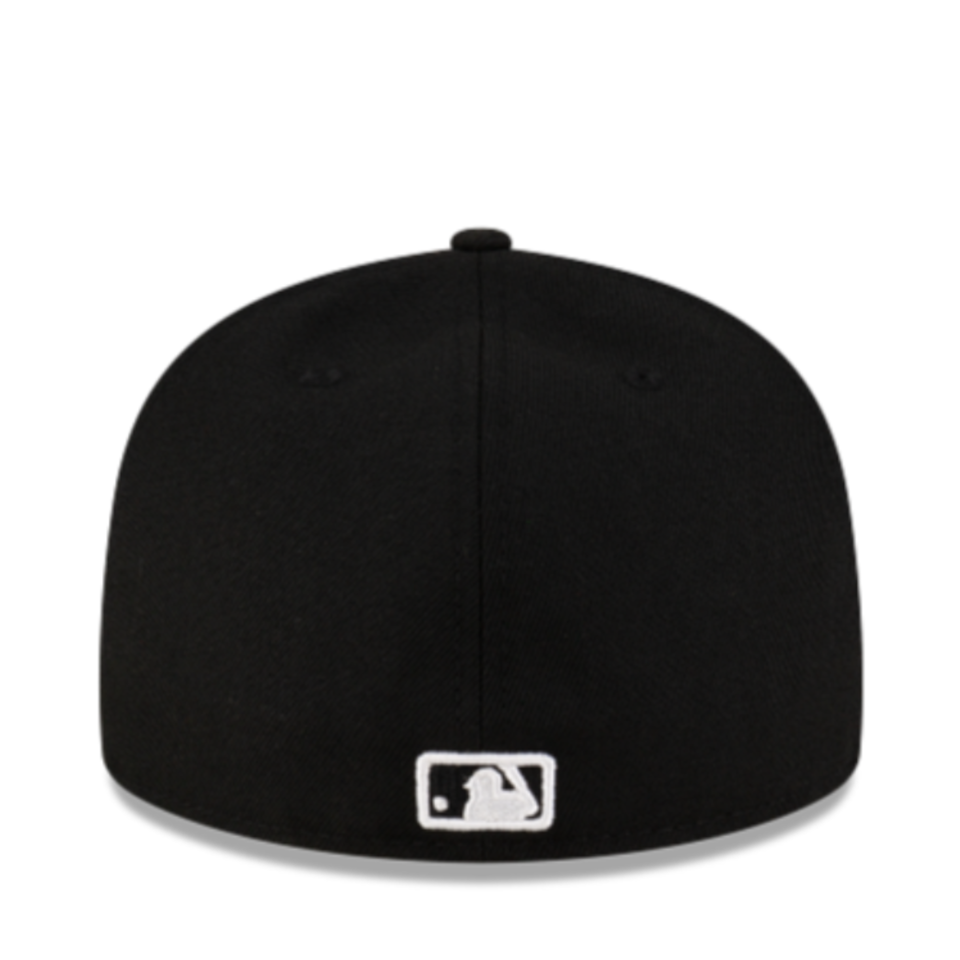 back of Texas Rangers ASG 2024 Black White 59FIFTY Fitted Hat