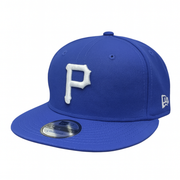 Front View of New Era Pittsburgh Pirates Dark Royal 9FIFTY Snapback Hat