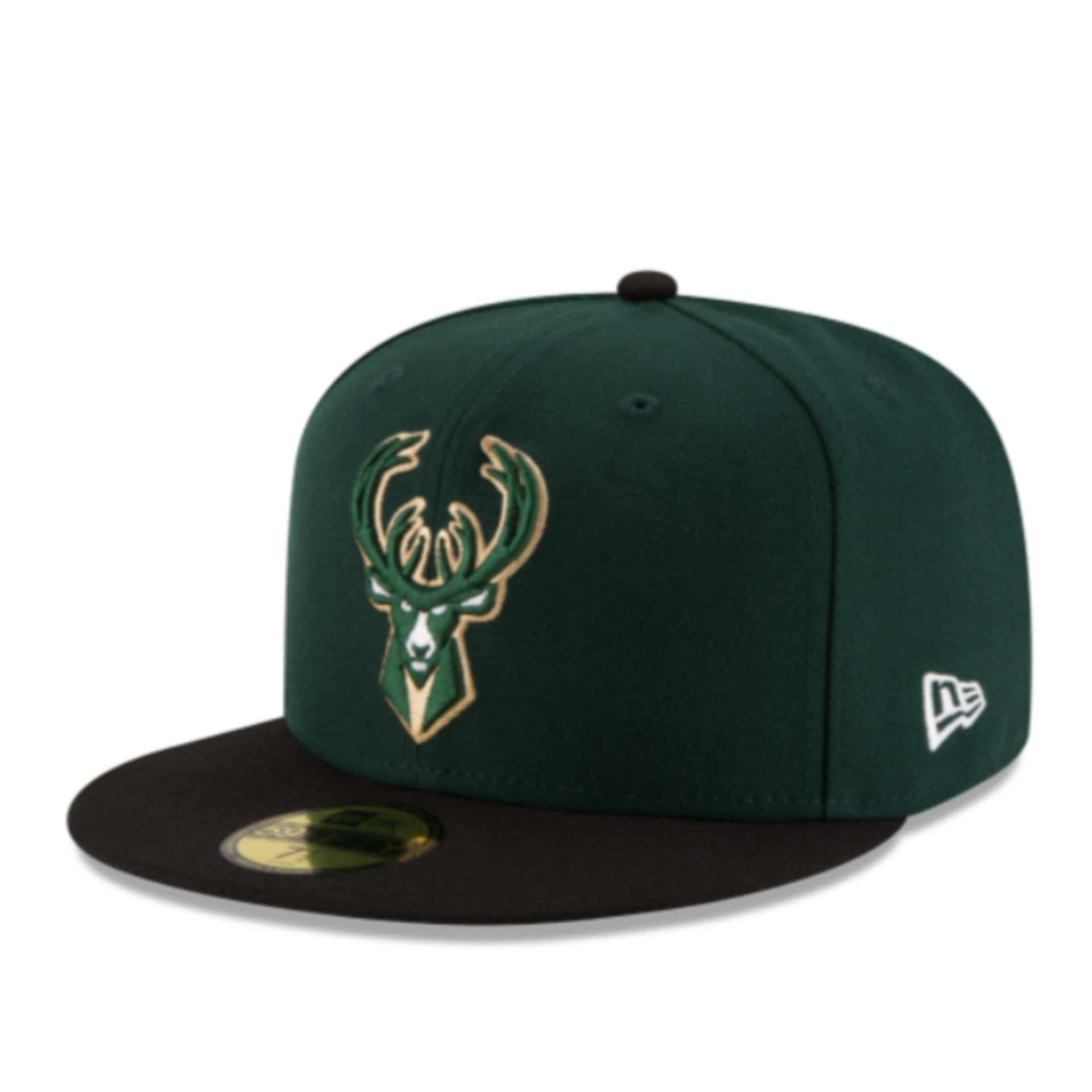 New Era NBA Milwaukee Bucks Green/Black 2 Tone 59FIFTY Fitted Hat 