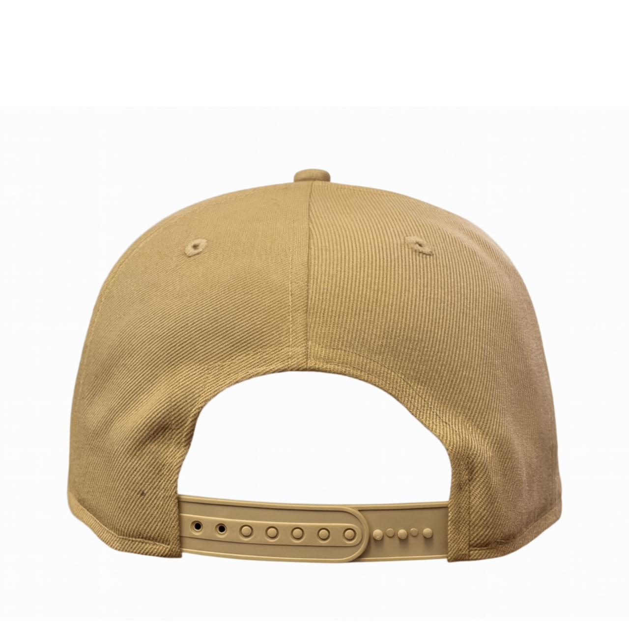 back of Los Angeles Dodgers Khaki 9FIFTY Snapback Hat