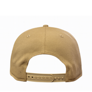 back of Los Angeles Dodgers Khaki 9FIFTY Snapback Hat