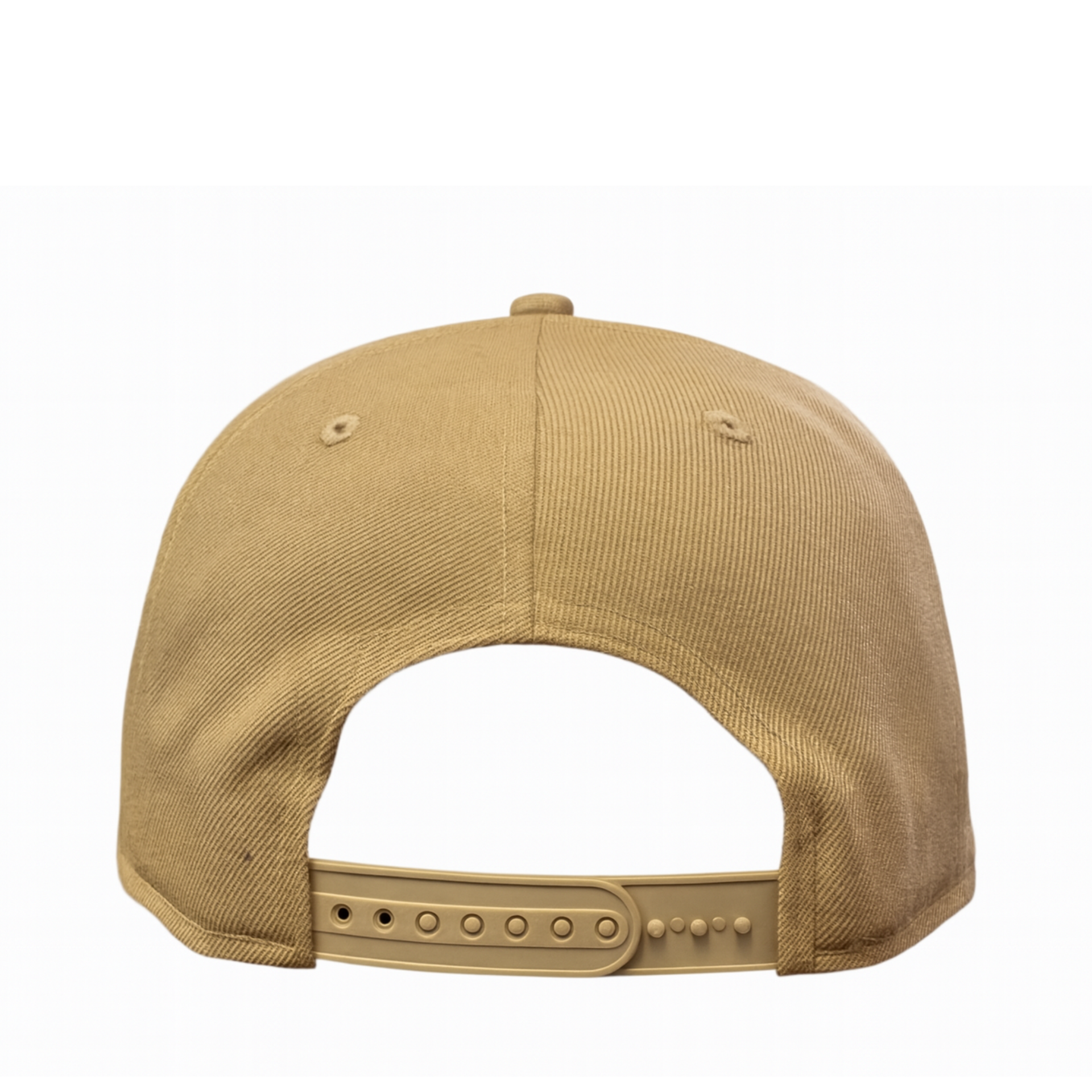 back of Los Angeles Dodgers Khaki 9FIFTY Snapback Hat