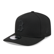 New Era Boston Red Sox Black on Black 9Fifty A-Frame Snapback Hat