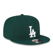 Front of New Era Los Angeles Dodgers Dark Green Limited 9FIFTY Snapback Hat