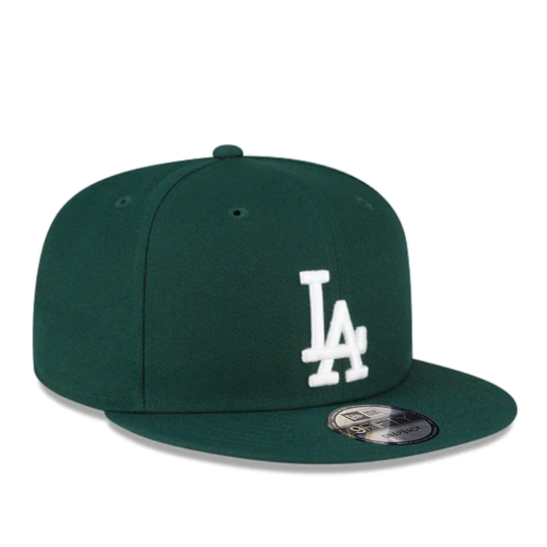 Front of New Era Los Angeles Dodgers Dark Green Limited 9FIFTY Snapback Hat