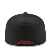 New Era NFL Arizona Cardinals Black 59FIFTY Men's Fitted Hat Back