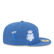 Right Side of New Era Santos Laguna Indigo 59FIFTY Fitted Hat
