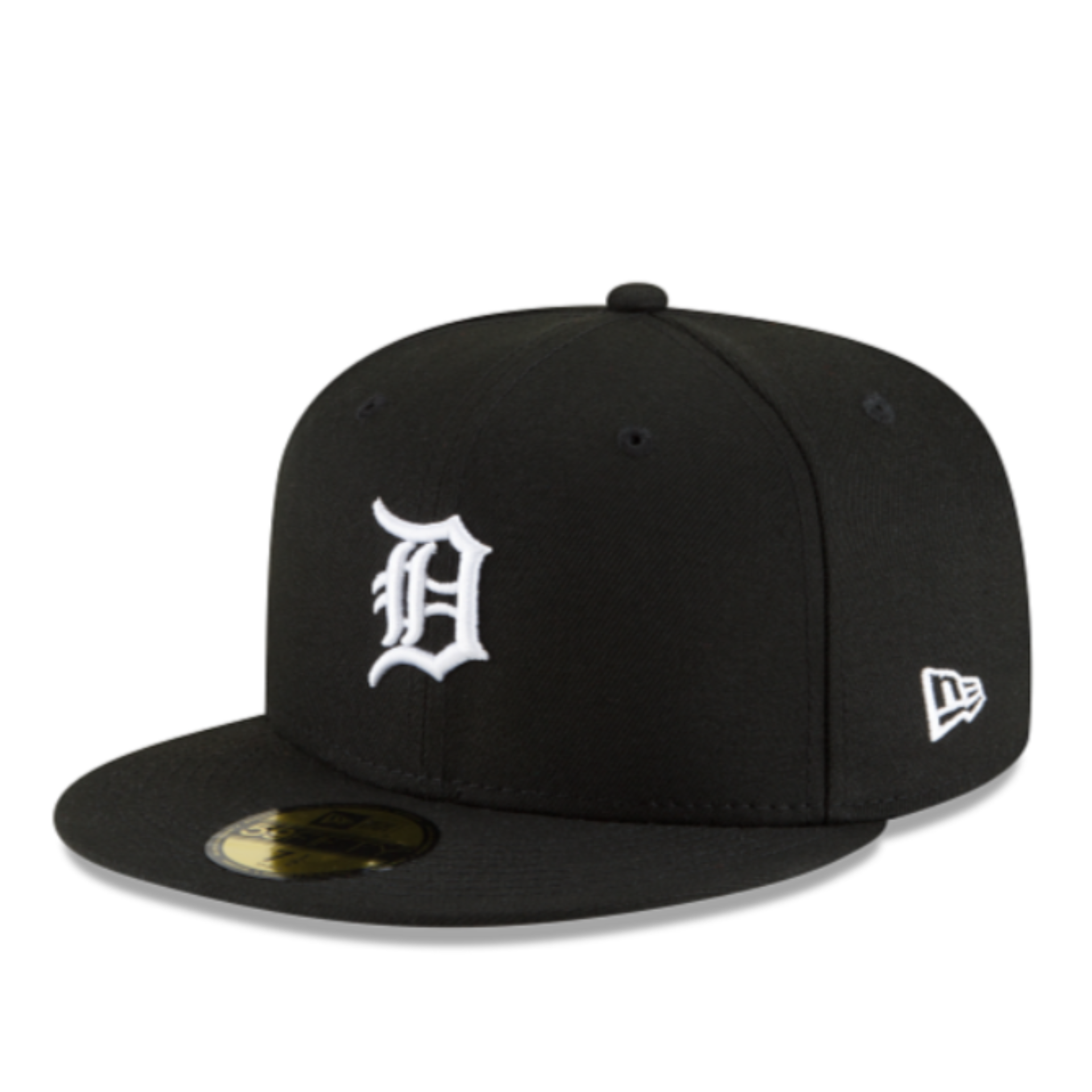 New Era MLB Detroit Tigers D Black/White 59Fifty Fitted Hat