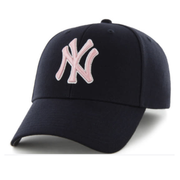 47 Brand New York Yankees NY Navy Pink MVP Adjustable Velcro Hat