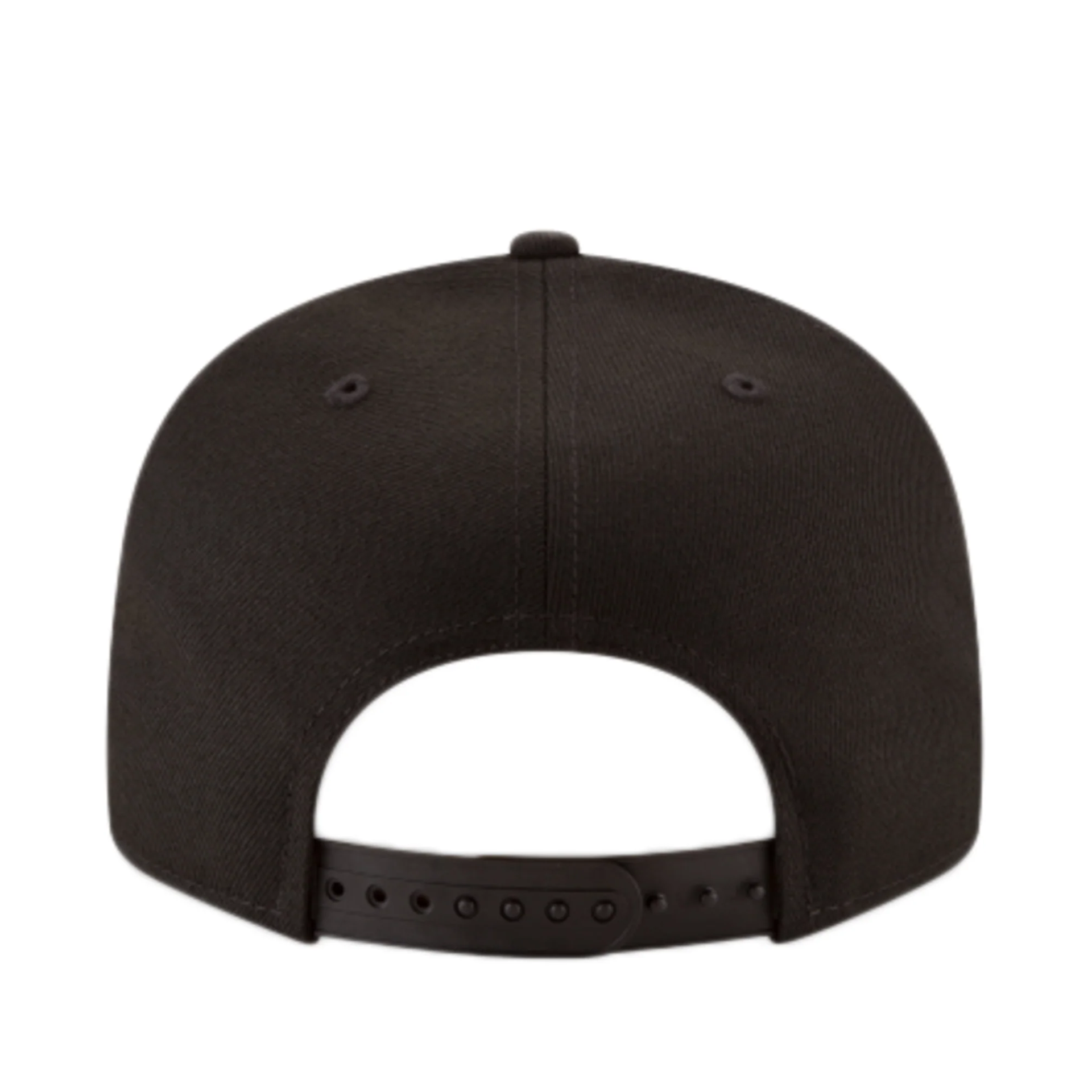 Back of New Era Boston Red Sox Socks Black White 9FIFTY Snapback Hat