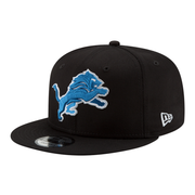 New Era Detroit Lions Black/Blue NFL 9Fifty Snapback Cap