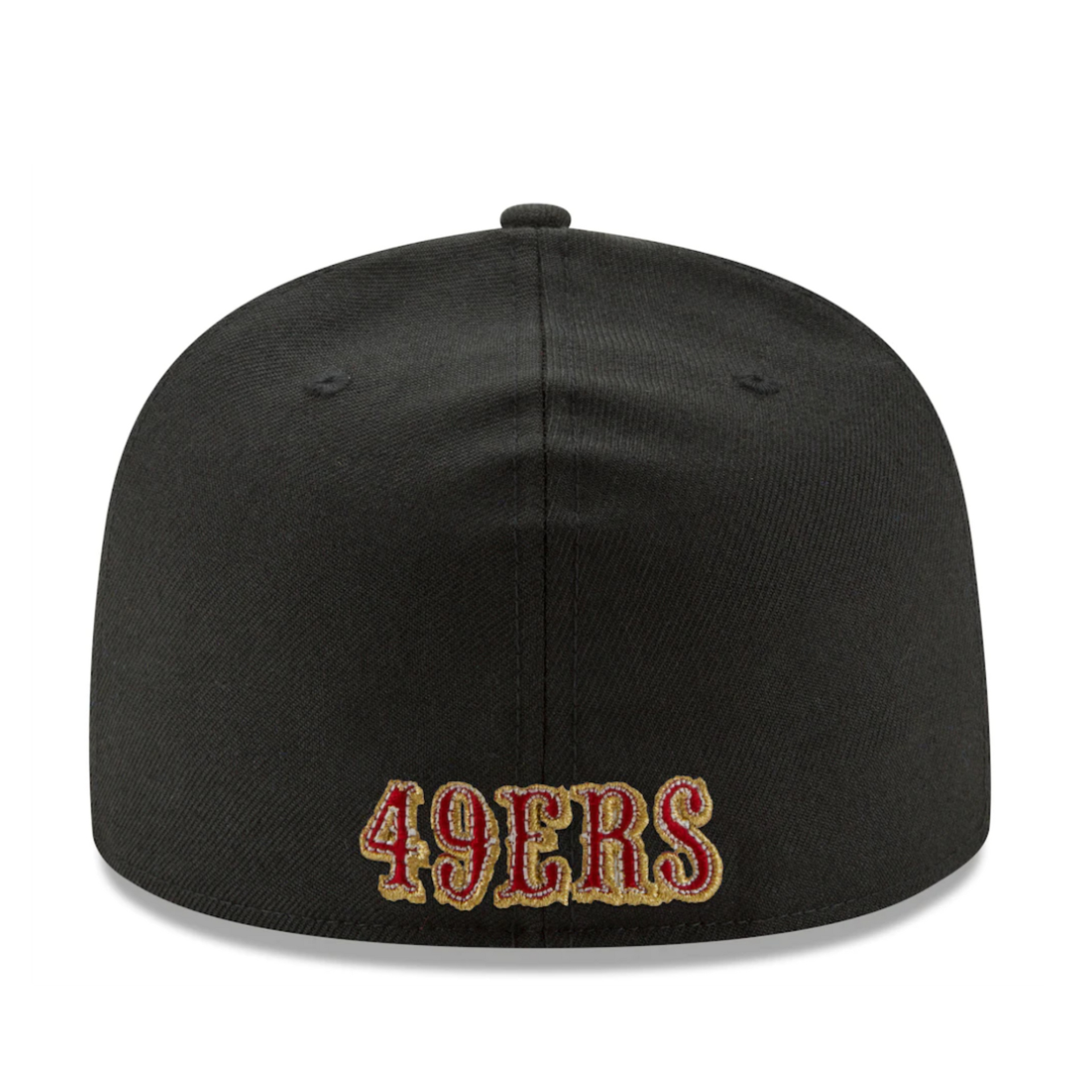 Black San Francisco 49ers New Era Fitted Cap