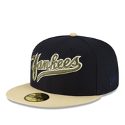 NewEra MLB New York Yankees 75th World Series 2 Tone Navy Gold