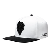 JC Hat Trebol Clover logo White/Black snapback