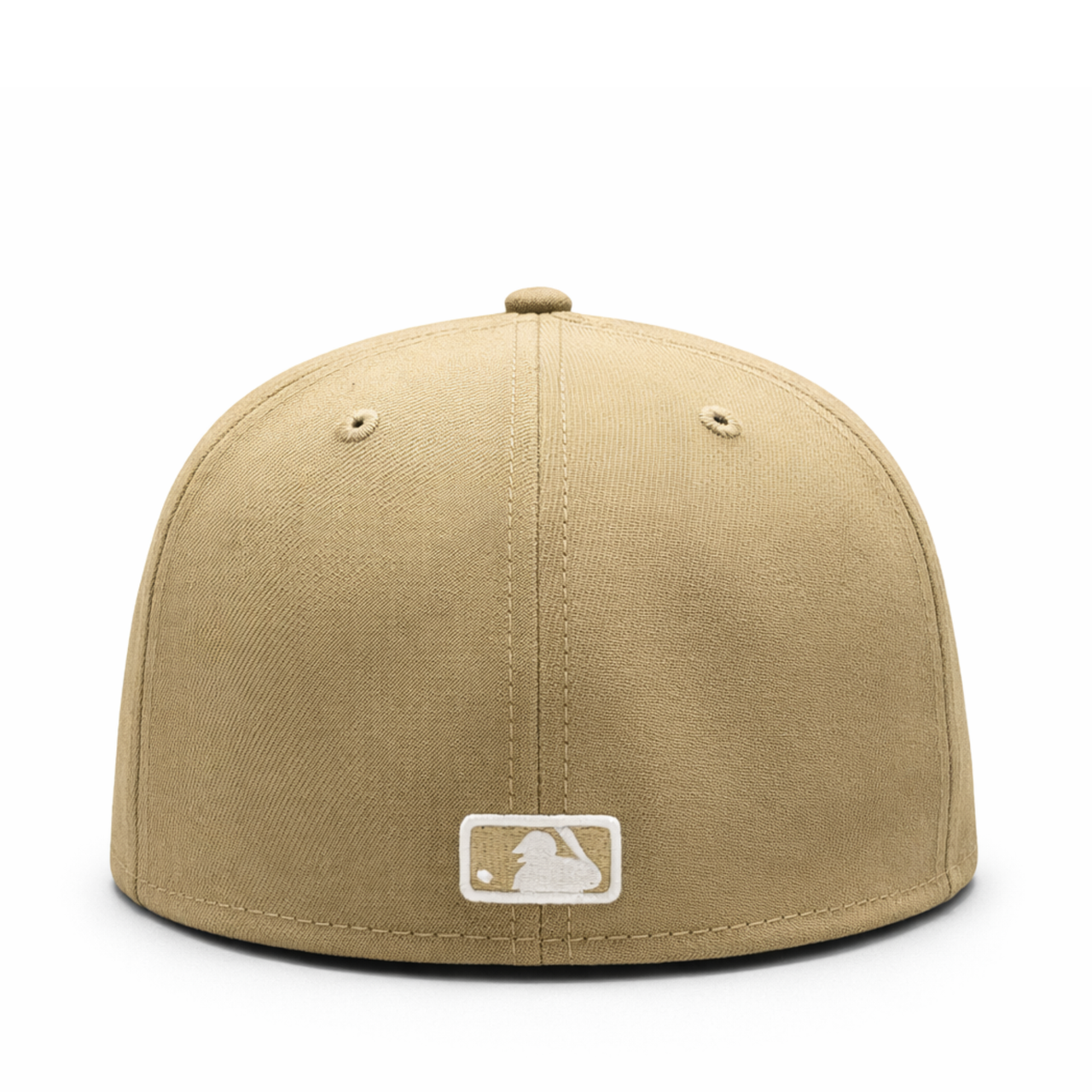 back of New Era Los Angeles Dodgers LA Khaki 59FIFTY Fitted Hat