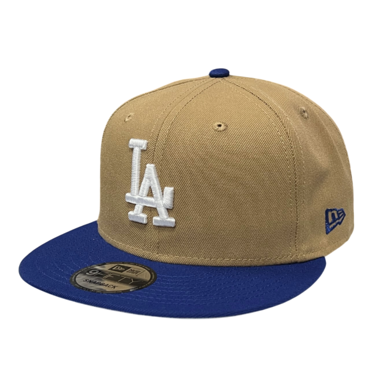 Los Angeles Dodgers Khaki Blue 9FIFTY Snapback Hat