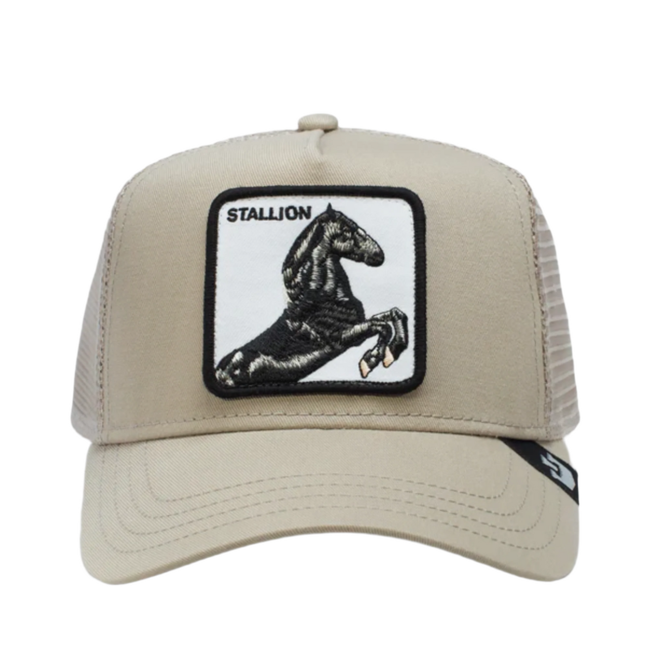 Goorin Bros The Stallion Khaki Trucker Snapback Hat