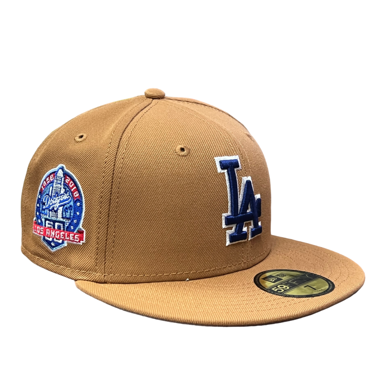 Kahki LBZ Brown Color Pack Los Angeles Dodgers New Era 59FIFTY Fitted Hat