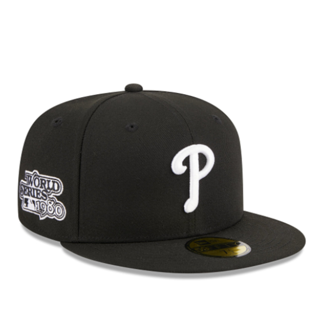 New Era Philadelphia Phillies Black White 1980 World Series 59FIFTY Fitted Hat