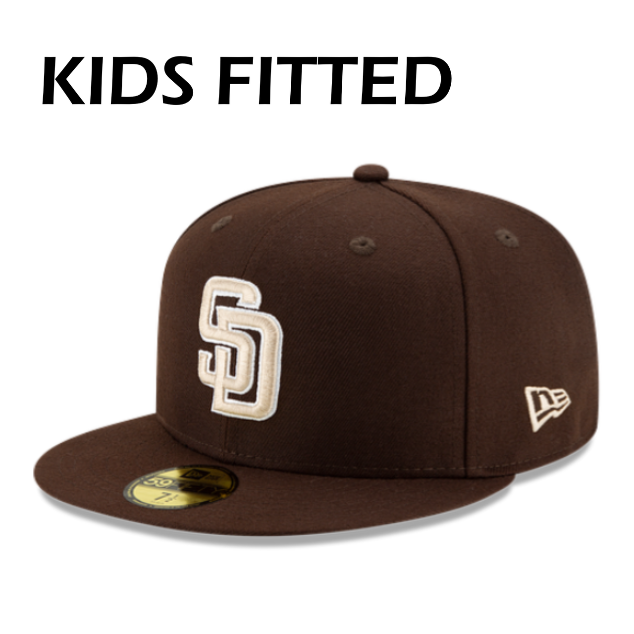 YOUTH San Diego Padres Brown Beige 59FIFTY Fitted Hat